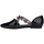 Zapatos Mujer Sandalias Melissa Sandals Pointy Stripe Fly - Black Negro
