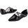 Zapatos Mujer Sandalias Melissa Sandals Pointy Stripe Fly - Black Negro