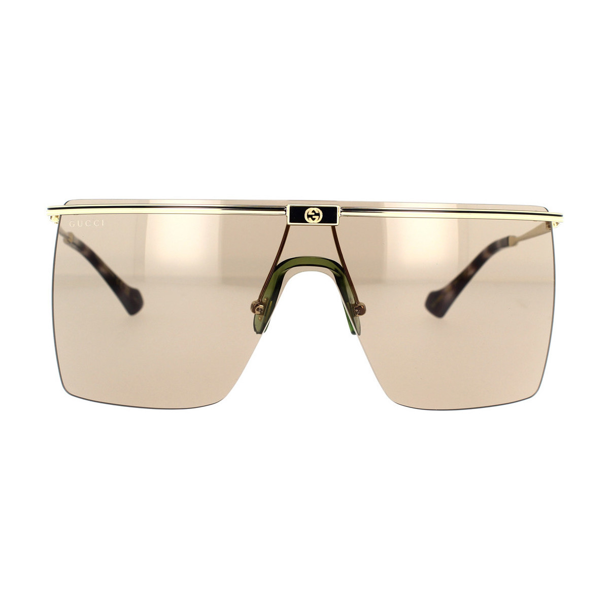Relojes & Joyas Hombre Gafas de sol Gucci Occhiali da Sole  GG1096SA 002 Oro