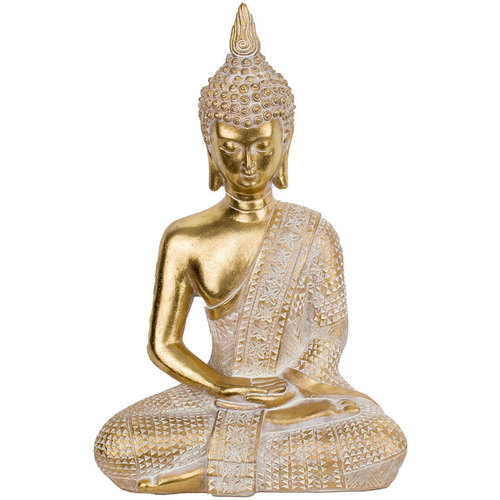 Casa Figuras decorativas Signes Grimalt Figura Buda Meditando Oro