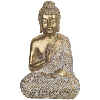 Casa Figuras decorativas Signes Grimalt Figura Buda Rezando Oro
