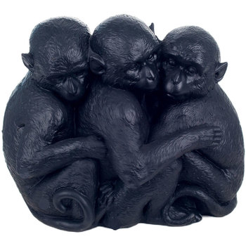 Casa Figuras decorativas Signes Grimalt Figura 3 Monos Negro