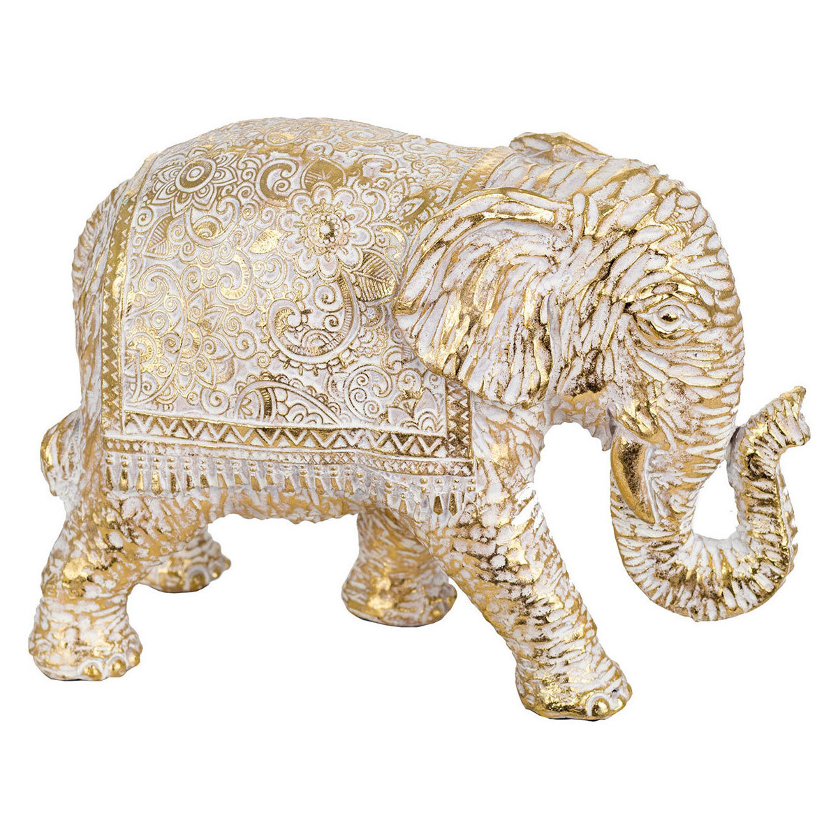 Casa Figuras decorativas Signes Grimalt Figura Elefante Oro