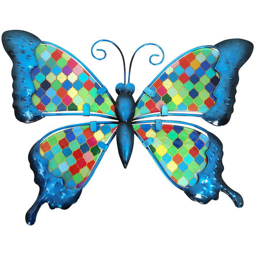 Casa Figuras decorativas Signes Grimalt Adorno Pared Mariposa Azul