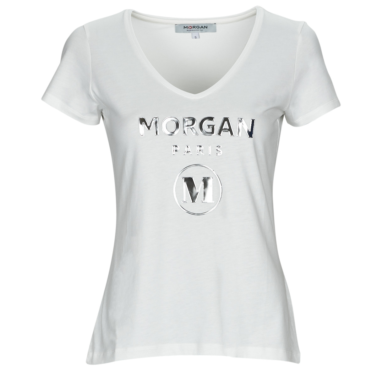 textil Mujer Camisetas manga corta Morgan DWONDER Blanco