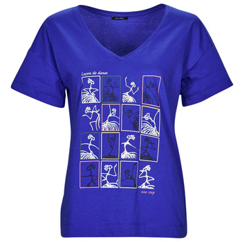 textil Mujer Camisetas manga corta One Step FW10001 Azul