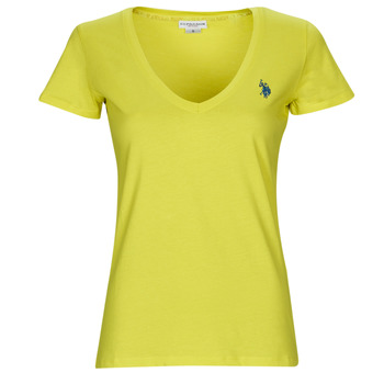 textil Mujer Camisetas manga corta U.S Polo Assn. BELL Amarillo