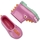 Zapatos Niños Botas Melissa MINI  Rain Boot+Fábula B - Green/Pink Rosa
