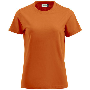 textil Mujer Camisetas manga larga C-Clique Premium Naranja