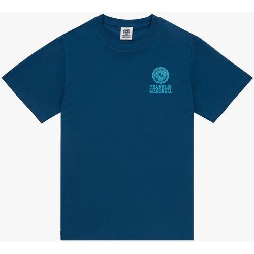 textil Tops y Camisetas Franklin & Marshall JM3012.1000P01-252 Azul