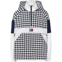textil Mujer Abrigos Tommy Jeans TJW GINGHAM POPOVER Blanco