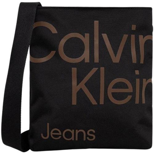 Bolsos Hombre Mochila Calvin Klein Jeans SPORT ESSENTIALS FLATPACK Negro