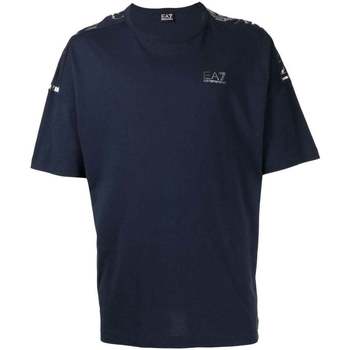 textil Hombre Camisetas manga corta Ea7 Emporio Armani T-shirt Azul