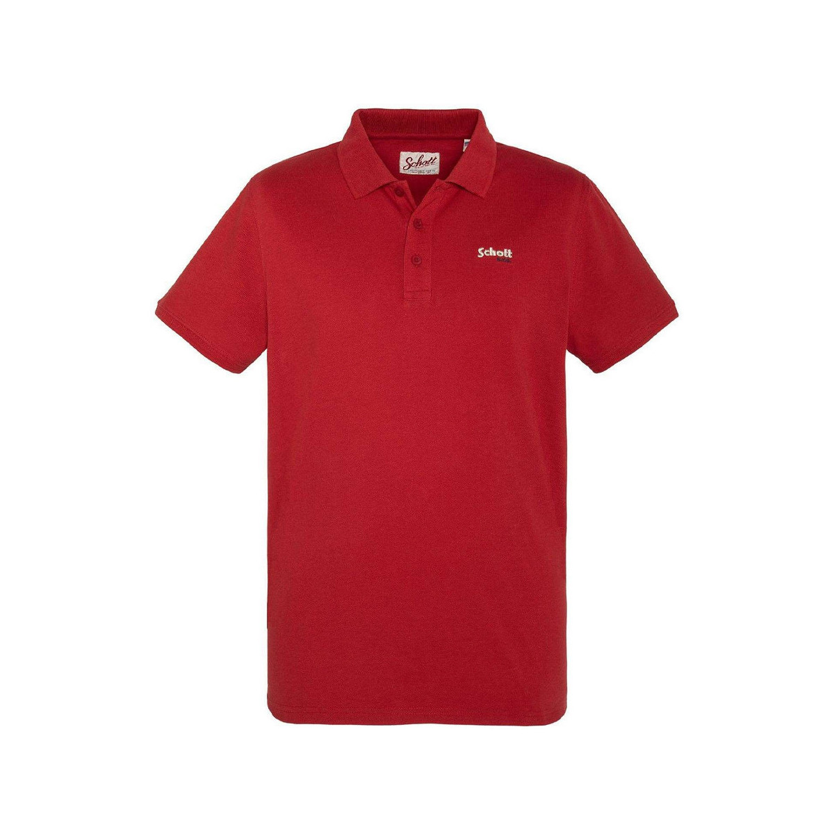 textil Hombre Tops y Camisetas Schott  Rojo