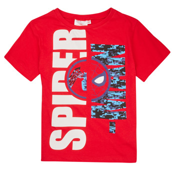 textil Niño Camisetas manga corta TEAM HEROES  T-SHIRT SPIDERMAN Rojo