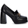Zapatos Mujer Zapatos de trabajo Exé Shoes ZAPATO TACÓN ESTILO MOCASÍN  W2083-R3136 COLOR BLACK NEGRO