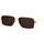 Relojes & Joyas Hombre Gafas de sol Bottega Veneta Occhiali da Sole  BV1126S 002 Oro
