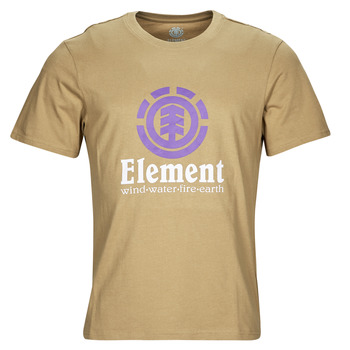 textil Hombre Camisetas manga corta Element VERTICAL SS Beige / Violeta