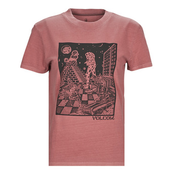 textil Mujer Camisetas manga corta Volcom VOLCHEDELIC TEE Rosa