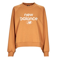 textil Mujer Sudaderas New Balance Essentials Graphic Crew French Terry Fleece Sweatshirt Naranja