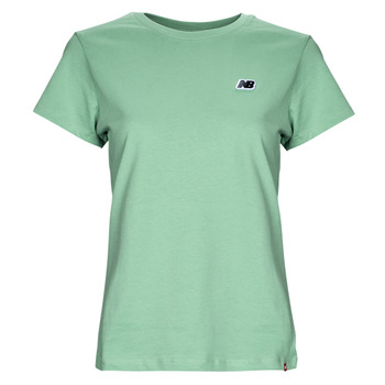 textil Mujer Camisetas manga corta New Balance Small Logo Tee Verde