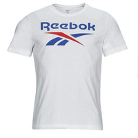 textil Hombre Camisetas manga corta Reebok Classic Big Logo Tee Blanco