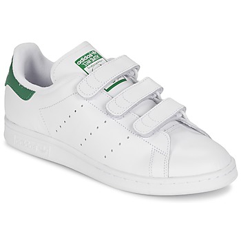 Zapatos Zapatillas bajas adidas Originals STAN SMITH CF Blanco / Verde