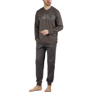 textil Hombre Pijama Admas Pantalones de pijama y top Velo Antonio Miro Gris
