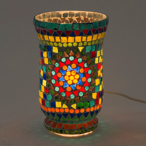 Casa Lámparas de mesa Signes Grimalt Lampara Marroquí Sobremesa Multicolor