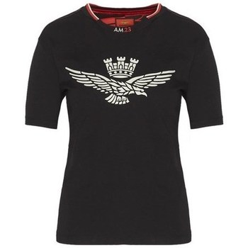 textil Mujer Camisetas manga corta Aeronautica Militare TS2034DJ4960101 Negro