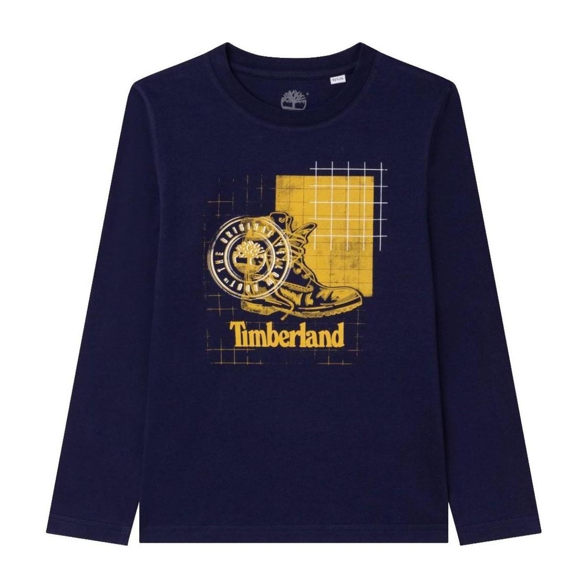 textil Niño Camisetas manga corta Timberland T25T33 / 85T Azul