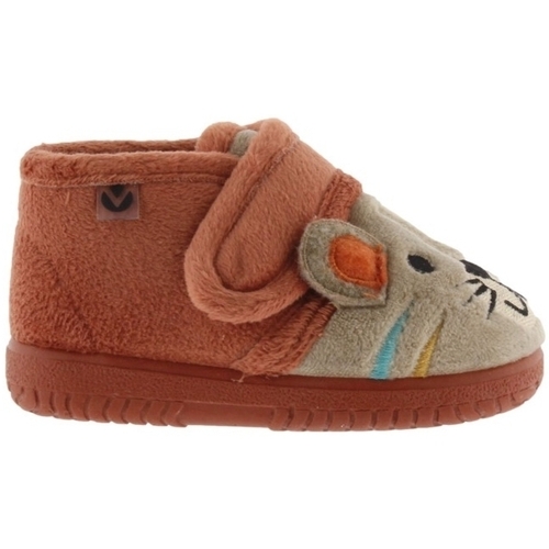 Zapatos Niños Pantuflas para bebé Victoria Baby 05119 - Teja Naranja