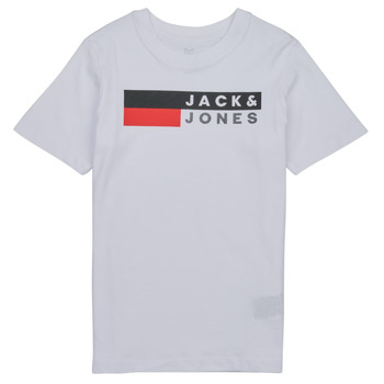 textil Niño Camisetas manga corta Jack & Jones JJECORP LOGO TEE Blanco