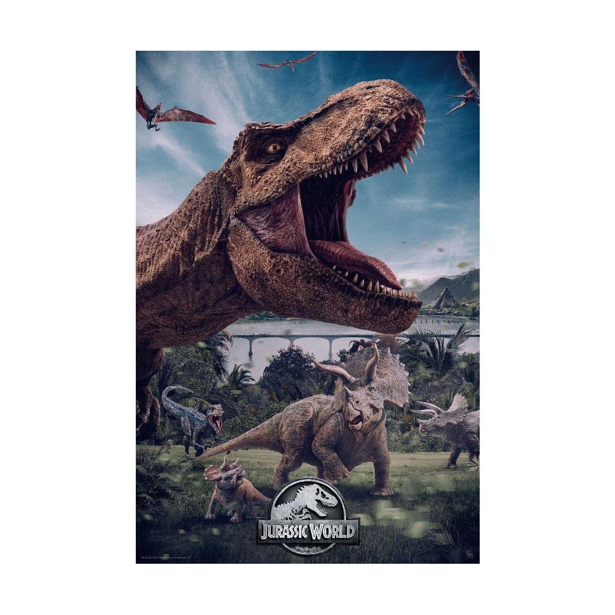 Casa Afiches / posters Jurassic World TA9310 Verde