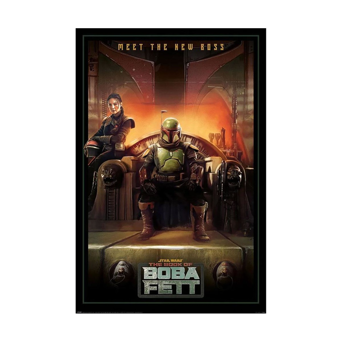 Casa Afiches / posters Star Wars: The Book Of Boba Fett TA9313 Negro