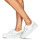 Zapatos Mujer Zapatillas bajas Calvin Klein Jeans VULC FLATF LOW CUT MIX MATERIAL Blanco