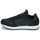 Zapatos Mujer Zapatillas bajas Calvin Klein Jeans RUNNER SOCK LACEUP NY-LTH W Negro / Blanco