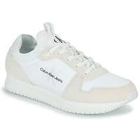 Zapatos Hombre Zapatillas bajas Calvin Klein Jeans RUNNER SOCK LACEUP NY-LTH Blanco