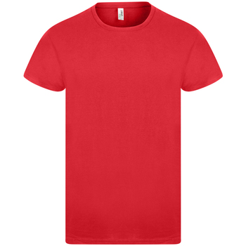 textil Hombre Camisetas manga larga Casual Classics  Rojo