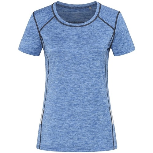 textil Mujer Camisetas manga larga Stedman AB513 Azul