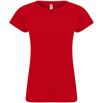textil Mujer Camisetas manga larga Casual Classics AB514 Rojo