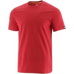 textil Hombre Camisetas manga corta Caterpillar FS8548 Rojo