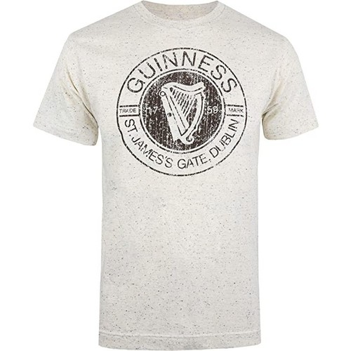 textil Hombre Camisetas manga larga Guinness Saint James Gate Beige