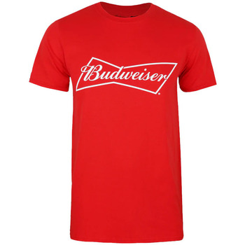 textil Hombre Camisetas manga larga Budweiser TV1040 Rojo