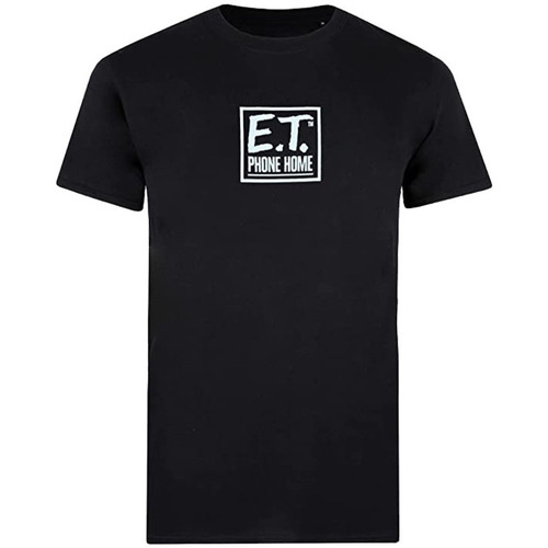 textil Hombre Camisetas manga larga E.t. The Extra-Terrestrial TV1047 Negro