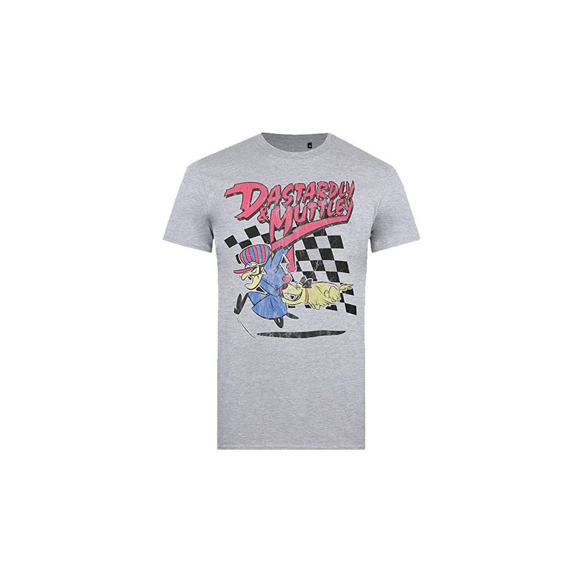 textil Hombre Camisetas manga larga Wacky Races Dastardly & Muttley Gris