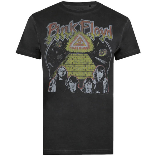 textil Hombre Camisetas manga larga Pink Floyd All Seeing Eye Negro