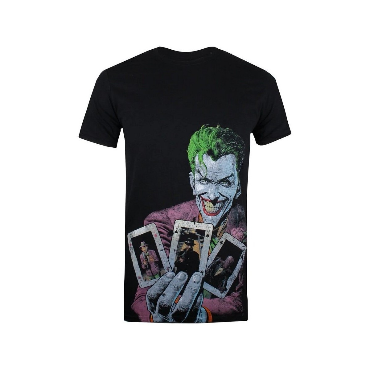 textil Hombre Camisetas manga larga The Joker Full House Negro