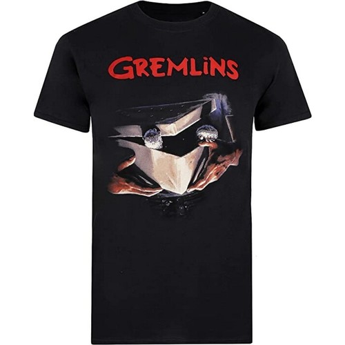 textil Hombre Camisetas manga larga Gremlins TV1088 Negro