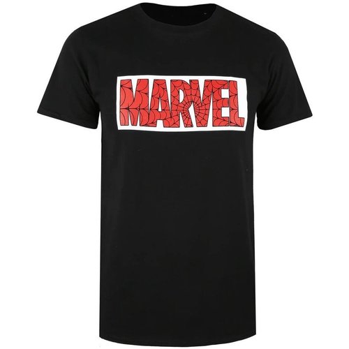 textil Hombre Camisetas manga larga Marvel TV1096 Negro